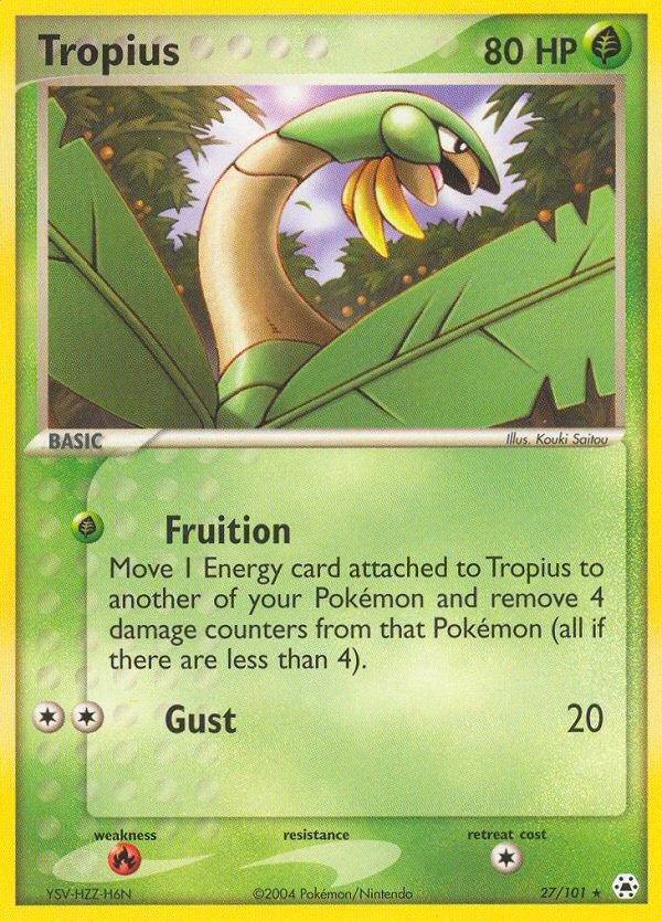 Tropius (27/101) [EX: Leyendas ocultas] 