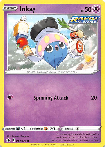 Inkay (069/198) [Espada y escudo: Reinado escalofriante] 