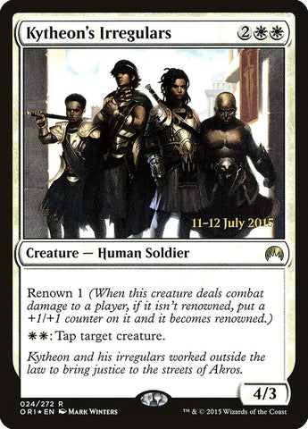 Los irregulares de Kytheon [Promociones de presentación de Magic Origins] 