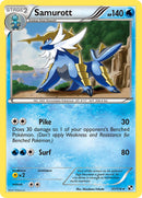 Samurott (31/114) (Exclusivo de la baraja temática) [Blanco y negro: Conjunto básico] 