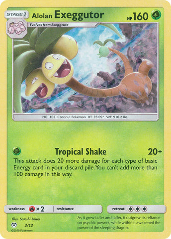 Exeggutor de Alola (2/12) [Promociones de McDonald's: Colección 2019] 