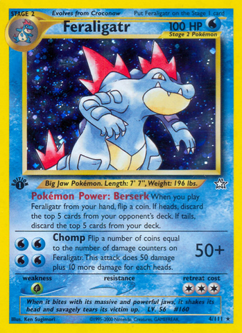 Feraligatr (4/111) [Neo Génesis 1.ª edición] 