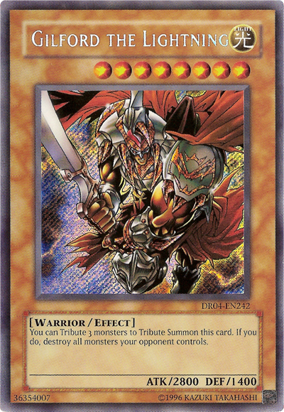 Gilford el Rayo [DR04-EN242] Secreto Raro 
