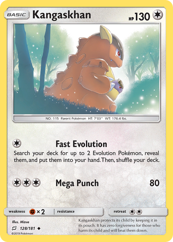 Kangaskhan (128/181) [Sol y Luna: forman equipo] 