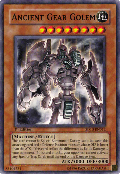 Golem de engranaje antiguo [SD10-EN012] Común 
