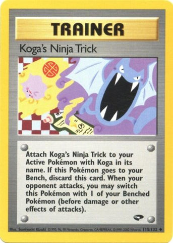 Truco ninja de Koga (115/132) [Gym Challenge Unlimited] 