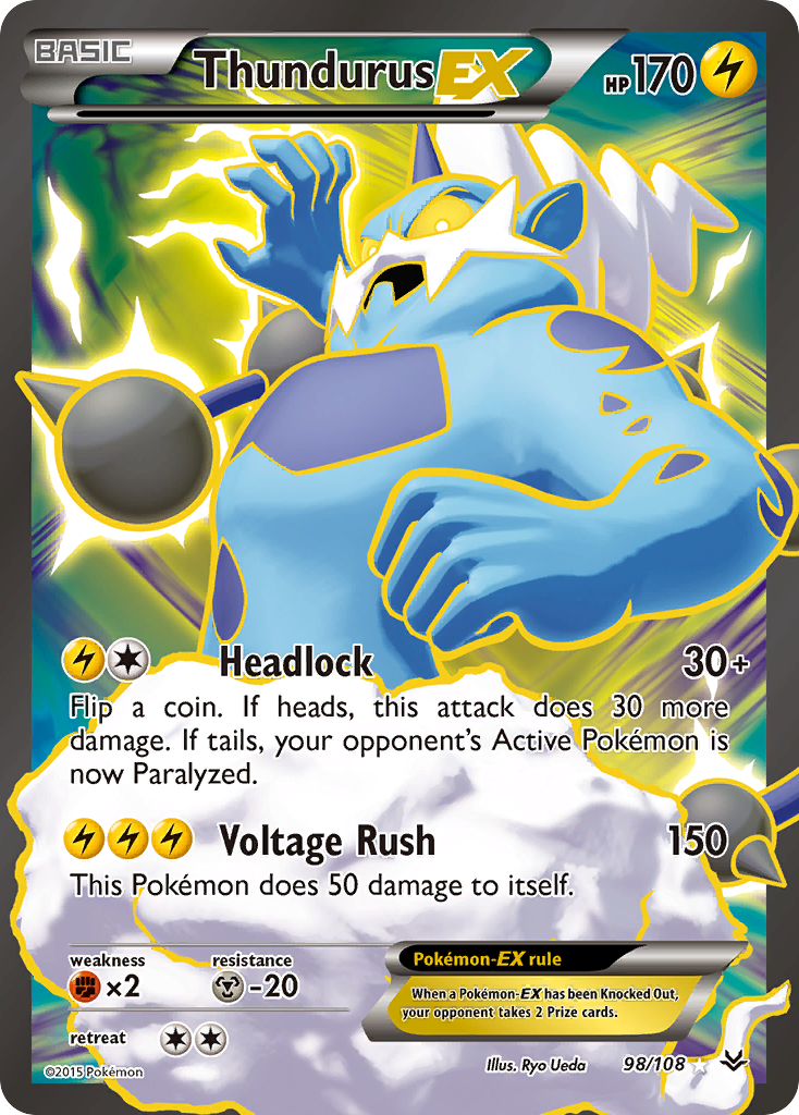 Thundurus EX (98/108) [XY: Cielos rugientes] 