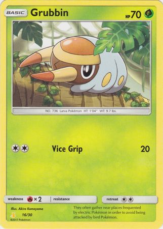 Grubbin (16/30) [Sol y Luna: Kit de entrenador - Raichu de Alola] 