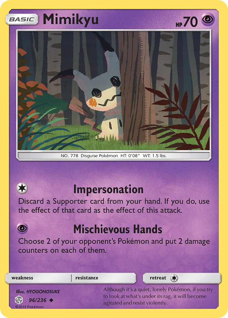 Mimikyu (96/236) [Sol y Luna: Eclipse cósmico] 