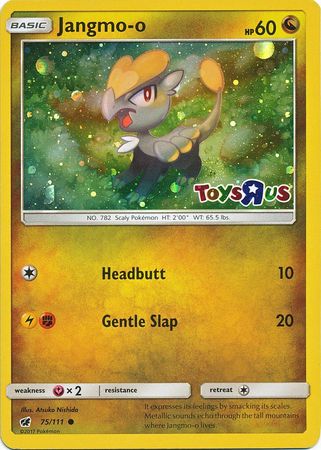 Jangmo o (75/111) (Promoción de Toys R Us) [Sol y Luna: Crimson Invasion] 