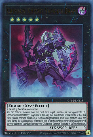 Crimson Knight Vampire Bram [GFP2-EN138] Ultra raro 