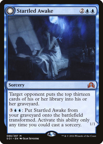 Despierto sobresaltado // Pesadilla persistente [Sombras sobre Innistrad] 