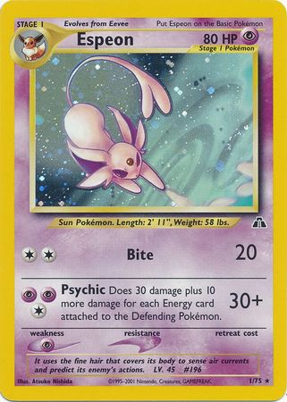 Espeon (1/75) [Neo Discovery Ilimitado] 