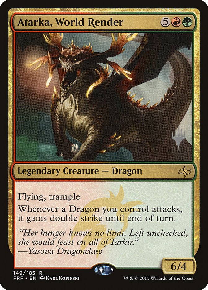 Atarka, World Render (paquete promocional) [Promociones de Fate Reforged] 