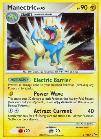 Manectric (11/127) [Platino: Conjunto básico] 