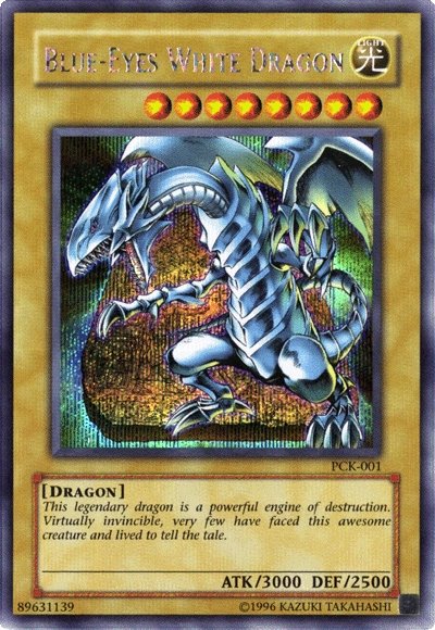 Dragón Blanco de Ojos Azules (Poder del Caos: Kaiba la Venganza) [PCK-001] Secreto Raro 