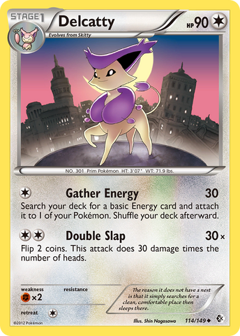 Delcatty (114/149) [Blanco y negro: límites cruzados] 