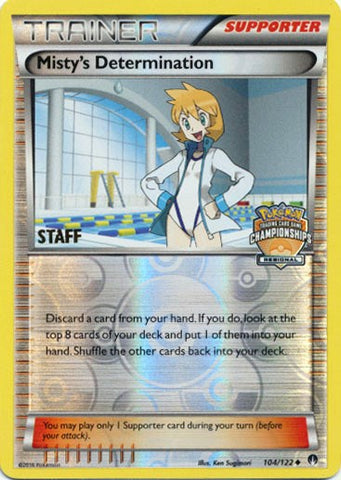 Determinación de Misty (104/122) (Personal de promoción del campeonato regional) [XY: BREAKpoint] 