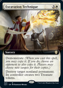 Técnica de excavación (arte extendido) [Commander 2021] 