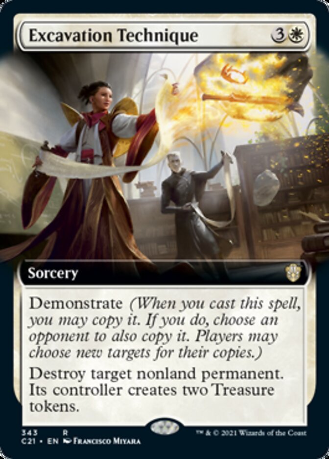 Técnica de excavación (arte extendido) [Commander 2021] 