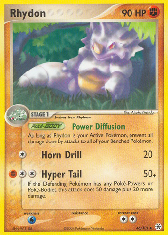 Rhydon (46/101) [EX: Leyendas ocultas] 
