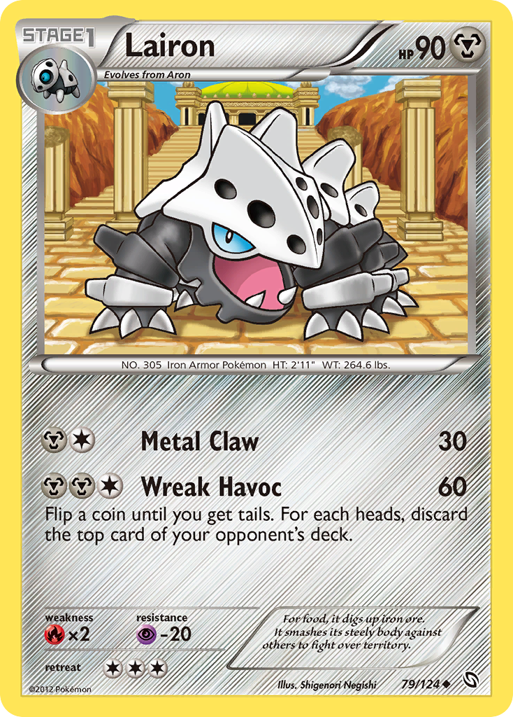 Lairon (79/124) [Blanco y negro: Dragones exaltados] 