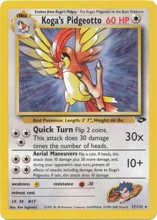 Pidgeotto de Koga (27/132) [Gym Challenge Unlimited] 