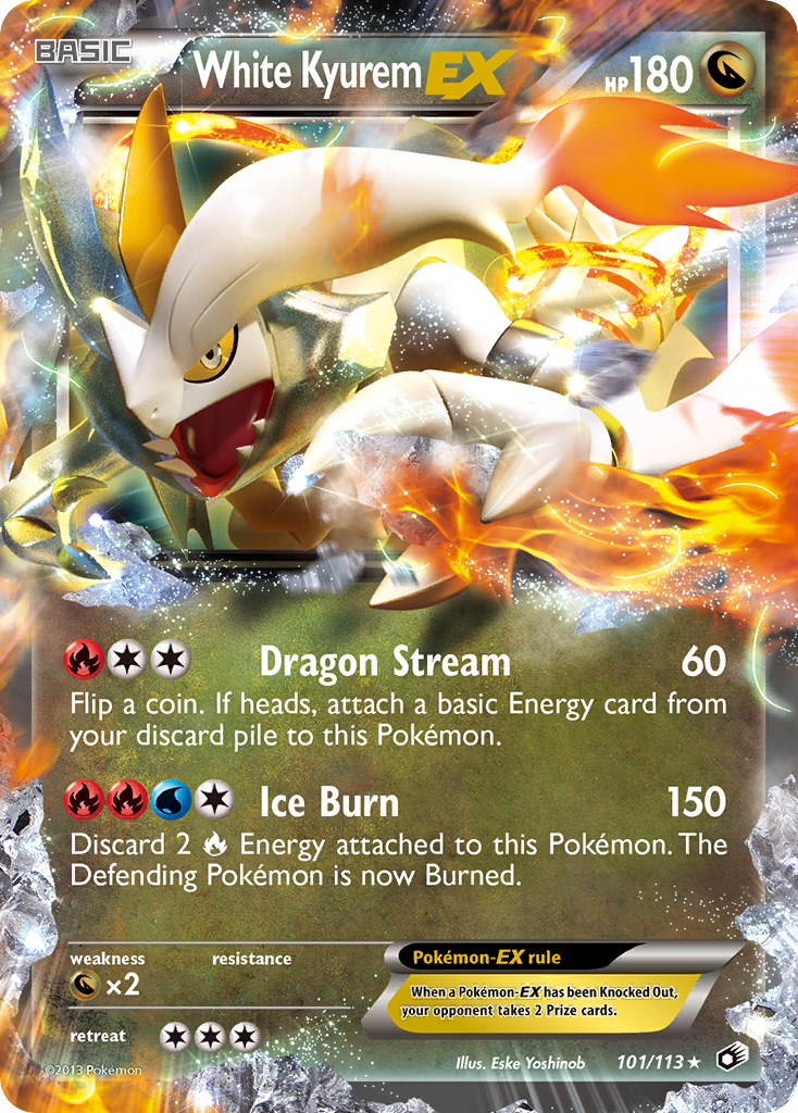 White Kyurem EX (101/113) [Blanco y negro: Tesoros legendarios] 