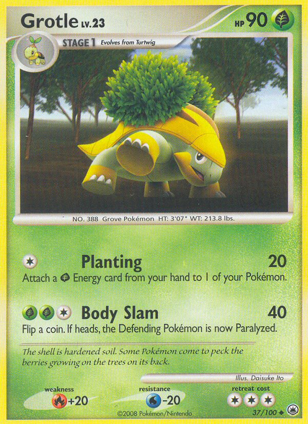 Grotle (37/100) [Diamante y Perla: Amanecer majestuoso] 