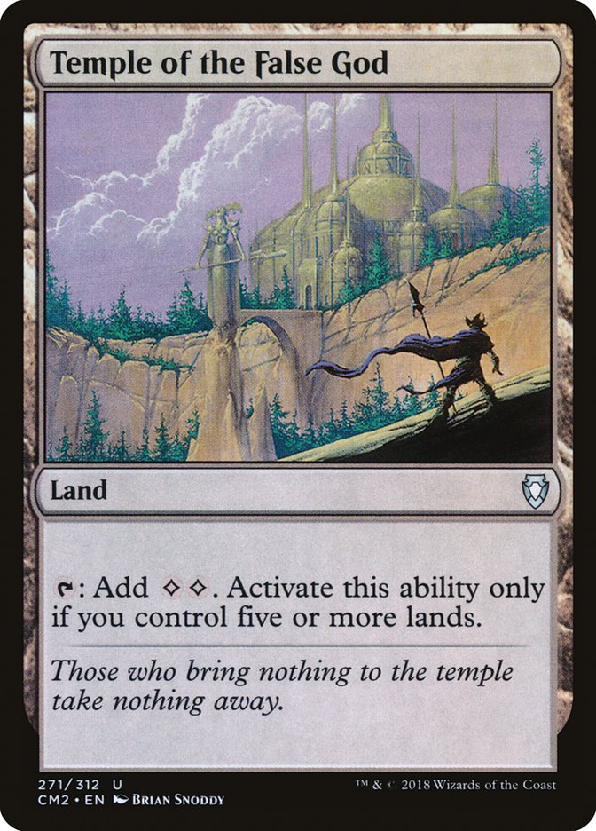Templo del Falso Dios (271/312) [Commander Anthology Volumen II] 