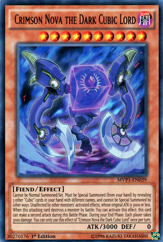 Crimson Nova, el Señor Cúbico Oscuro [MVP1-EN039] Ultra Raro 