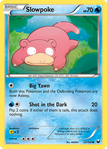 Slowpoke (23/108) [Blanco y negro: Exploradores oscuros] 