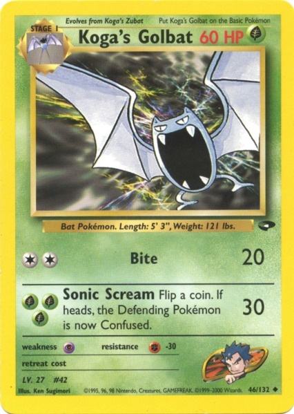Golbat de Koga (46/132) [Gym Challenge Unlimited] 