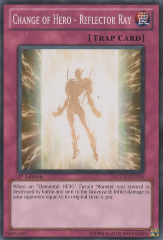 Cambio de héroe: rayo reflector [LCGX-EN116] Común 