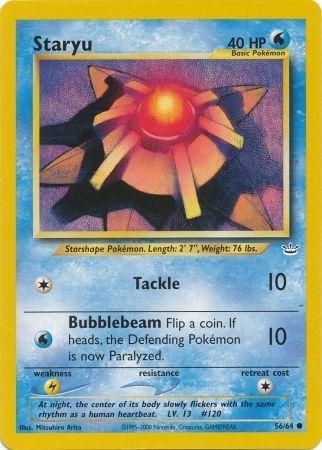Staryu (56/64) [Neo Revelación ilimitada] 