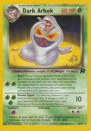 Dark Arbok (19/82) (Promoción estampada W) [Team Rocket Unlimited] 