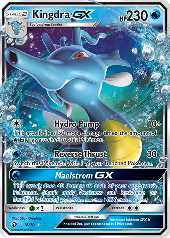 Kingdra GX (18/70) [Sol y Luna: Majestad del Dragón] 