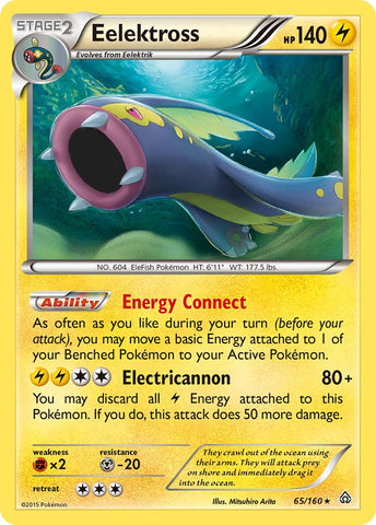 Eelektross (65/160) (Cosmos Holo) (Exclusivo de Blister) [XY: Primal Clash] 