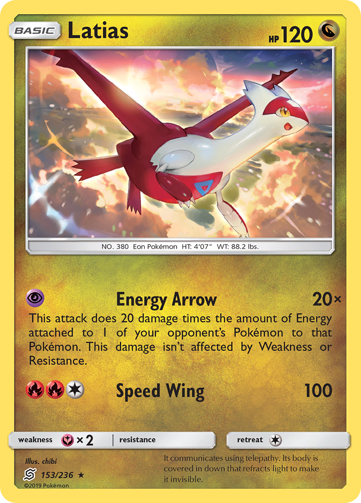 Latias (153/236) [Sol y Luna: Mentes Unificadas] 