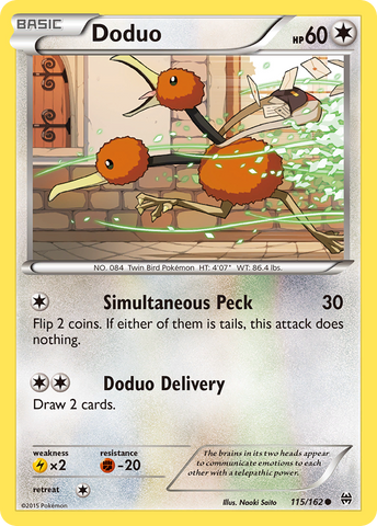 Doduo (115/162) [XY: AVANCE] 