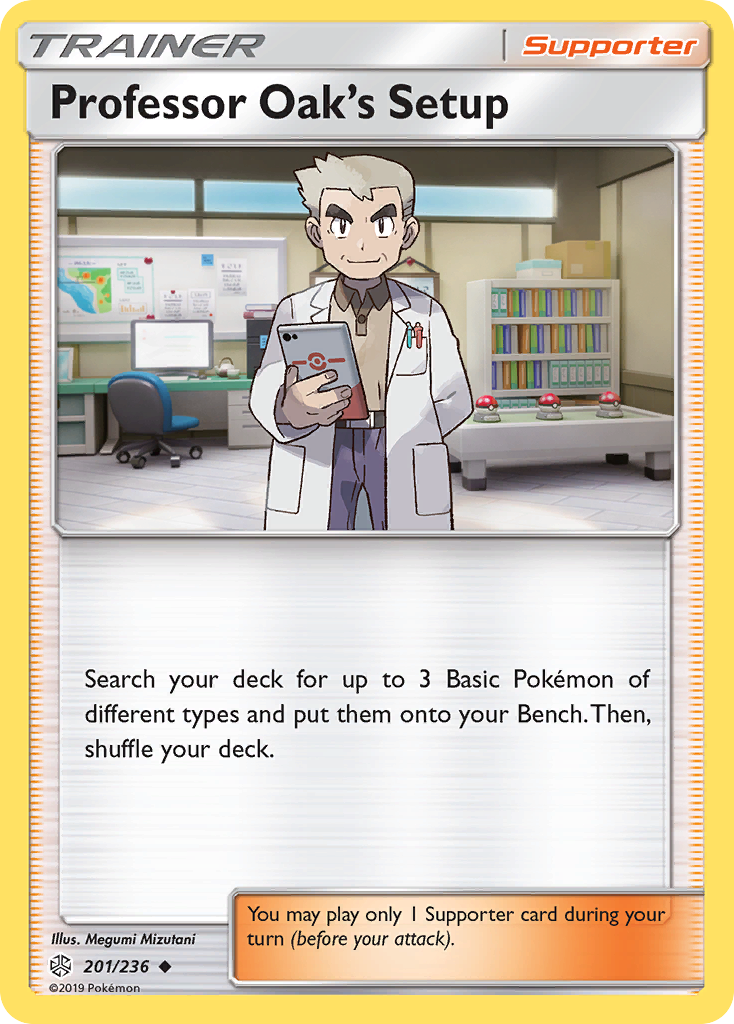 Configuración del profesor Oak (201/236) [Sol y Luna: Eclipse cósmico] 