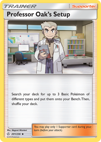 Configuración del profesor Oak (201/236) [Sol y Luna: Eclipse cósmico] 