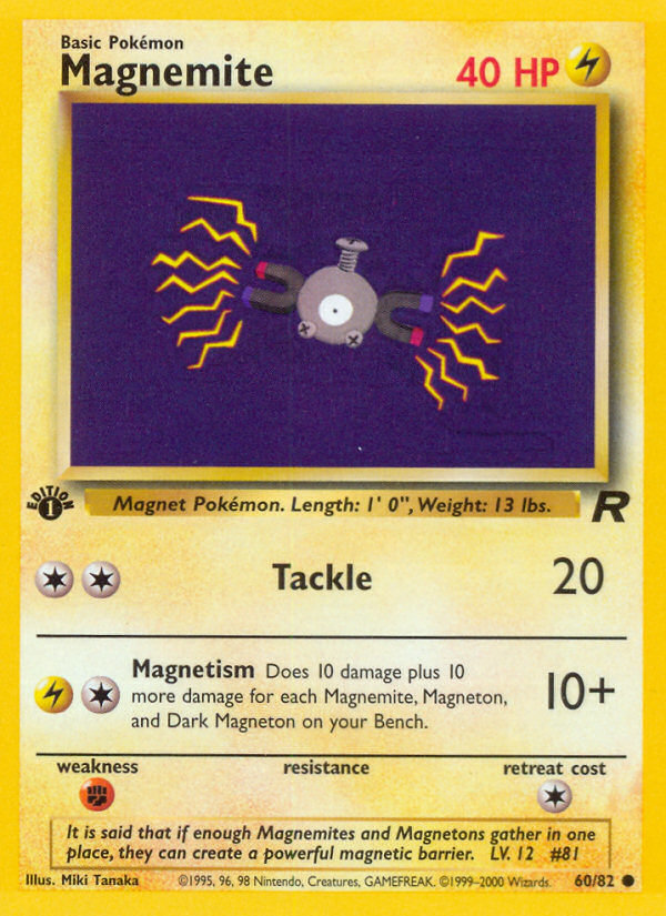 Magnemite (60/82) [Equipo Rocket 1.ª edición] 