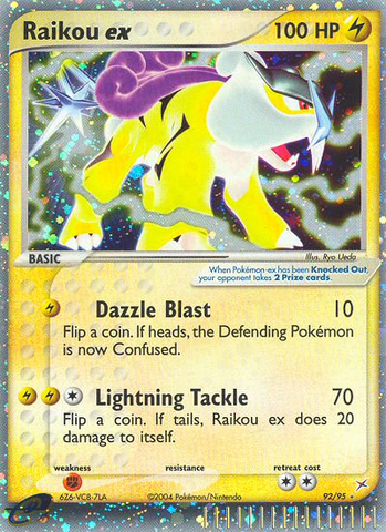 Raikou ex (92/95) [EX: Equipo Magma vs Equipo Aqua] 