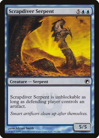 Serpiente Scrapdiver [Cicatrices de Mirrodin] 
