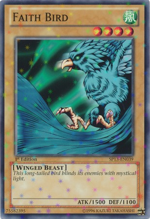 Pájaro de fe [SP13-EN039] Starfoil Raro 