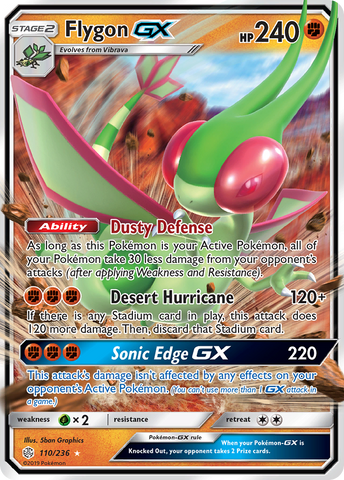 Flygon GX (110/236) [Sol y Luna: Eclipse cósmico] 