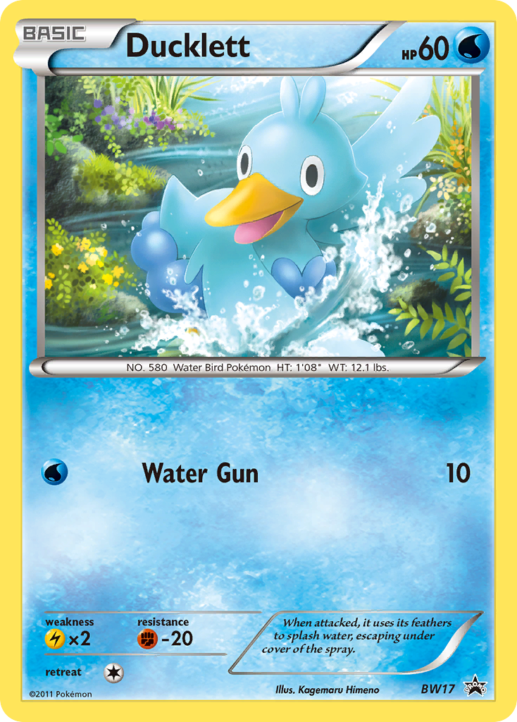 Ducklett (BW17) [Blanco y negro: Promociones de Black Star] 