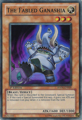 El legendario Ganashia [HA04-EN009] Súper raro 