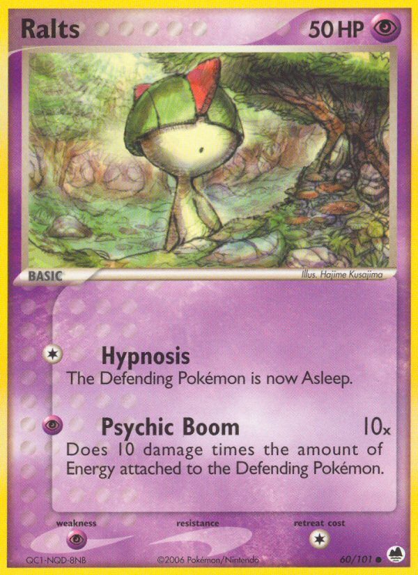 Ralts (60/101) [EX: Fronteras del Dragón] 